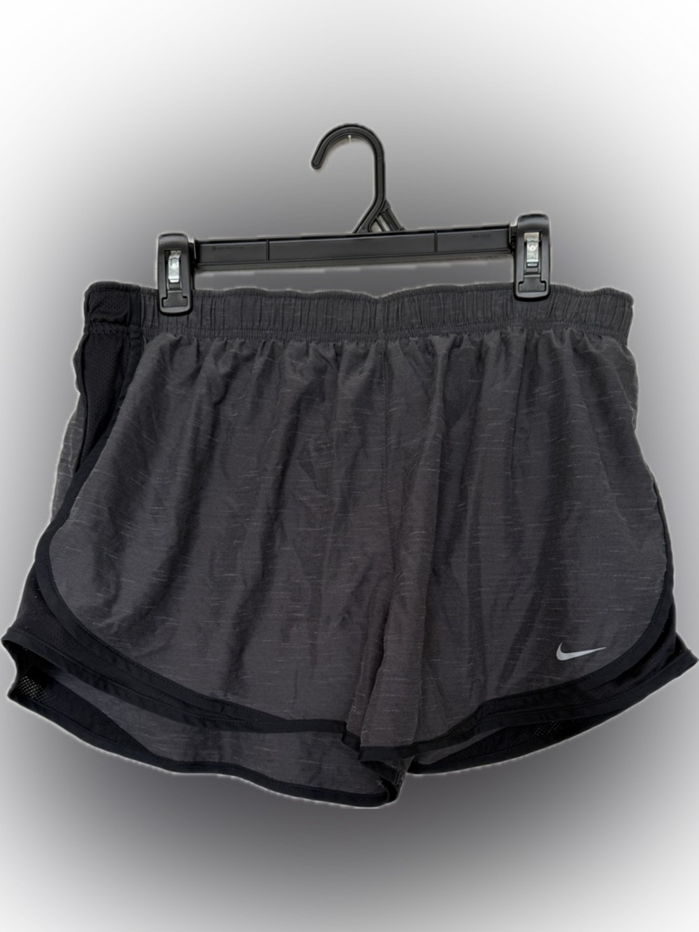 Nike Dri-FIT Running Shorts Women XXL Black Lightweight Gym Shorts